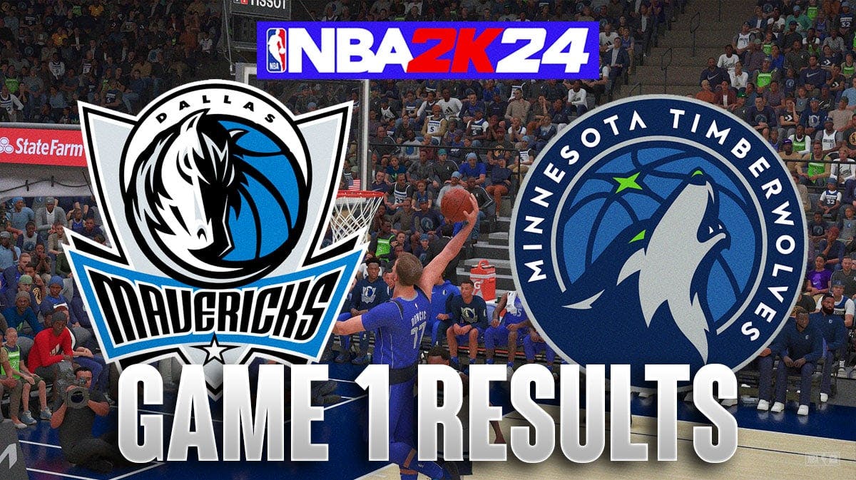 Mavericks vs. Timberwolves Game 1 Results According To NBA 2K24