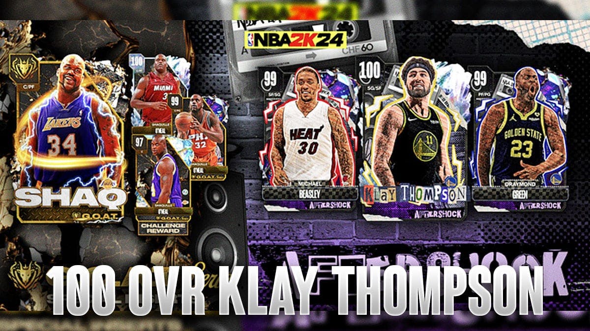 NBA 2K24 MyTEAM Aftershock Adds 100 OVR Klay Thompson