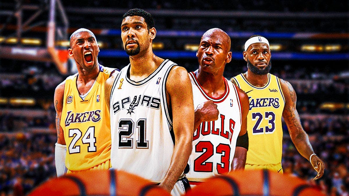 Tim Duncan image, Michael Jordan image, Kobe Bryant image, LeBron james image San Antonio Spurs