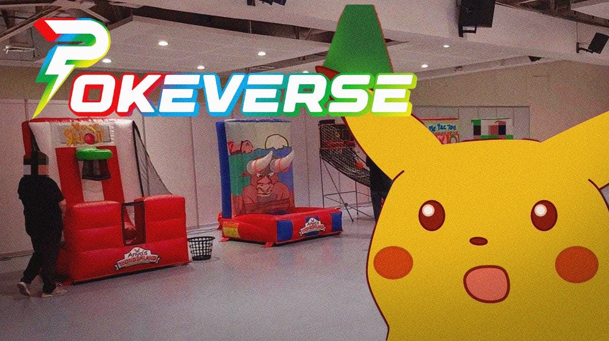Surprised Pikachu Face on Pokeverse Expo Convention