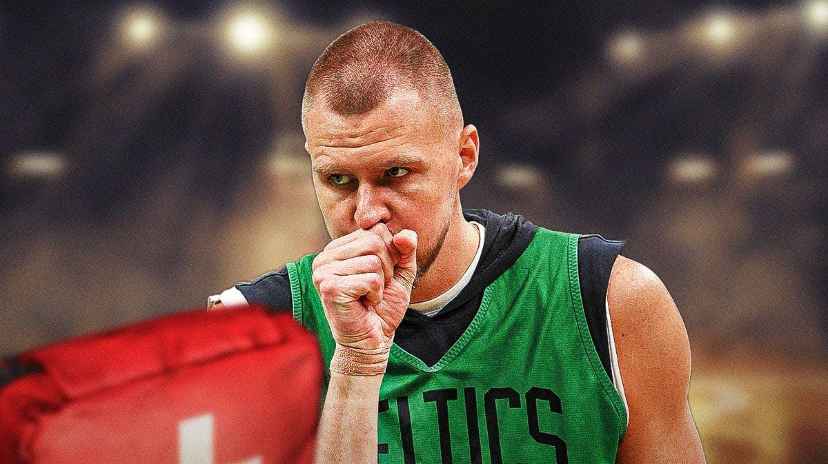 Kristaps Porzingis, NBA Finals, Celtics, Game 2, Mavericks