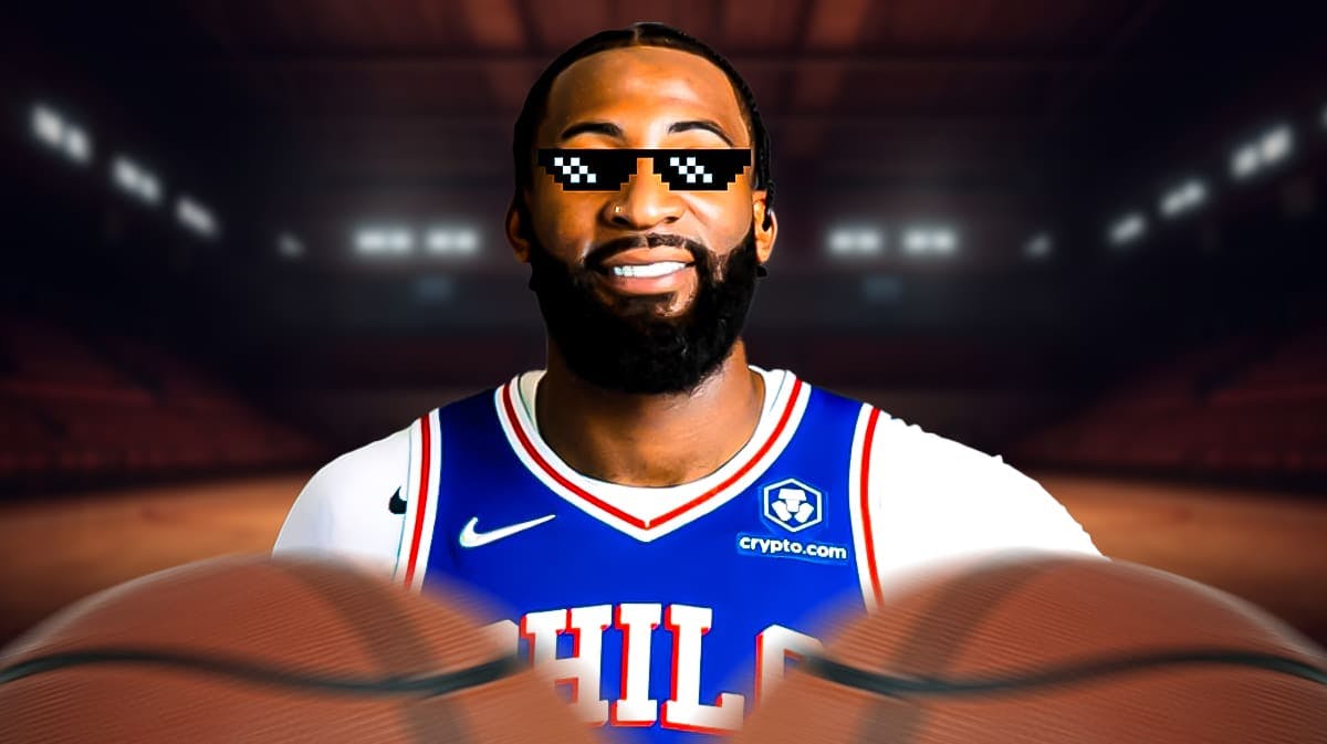 Andre Drummond (76ers) with deal with it shades