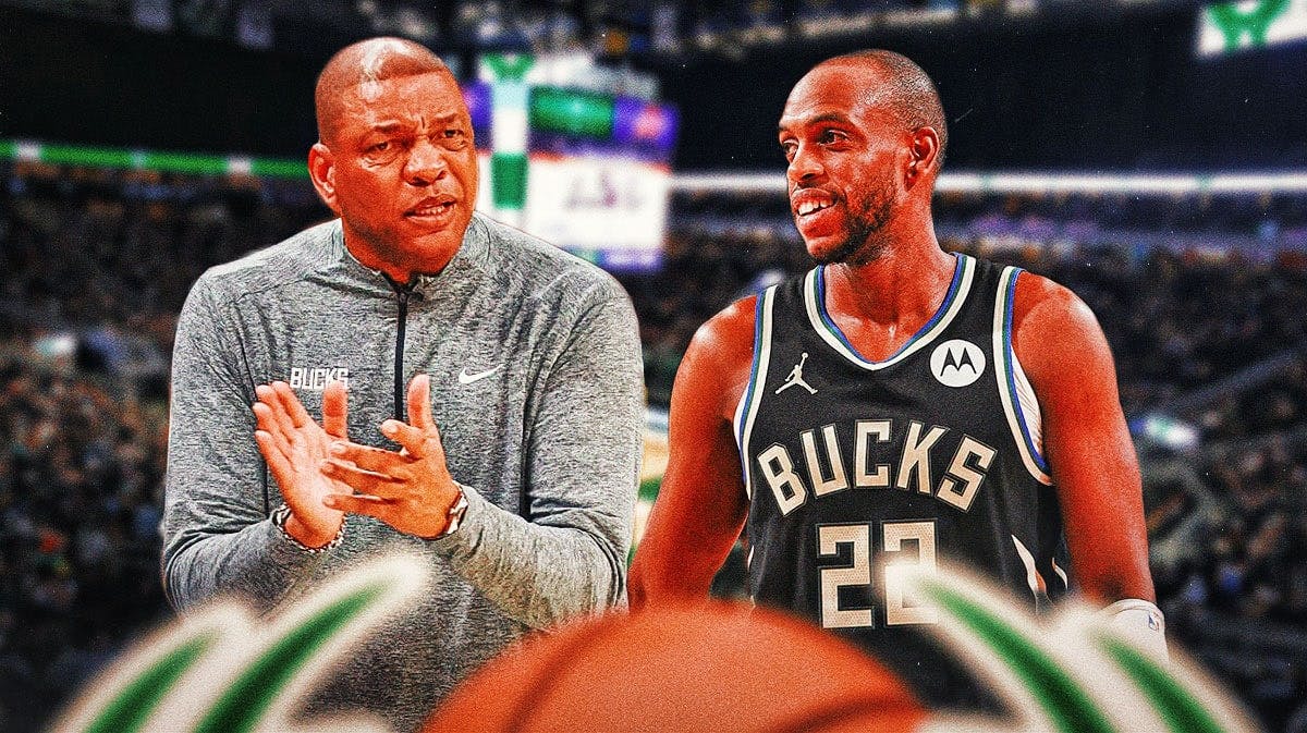 Khris Middleton and Doc Rivers.