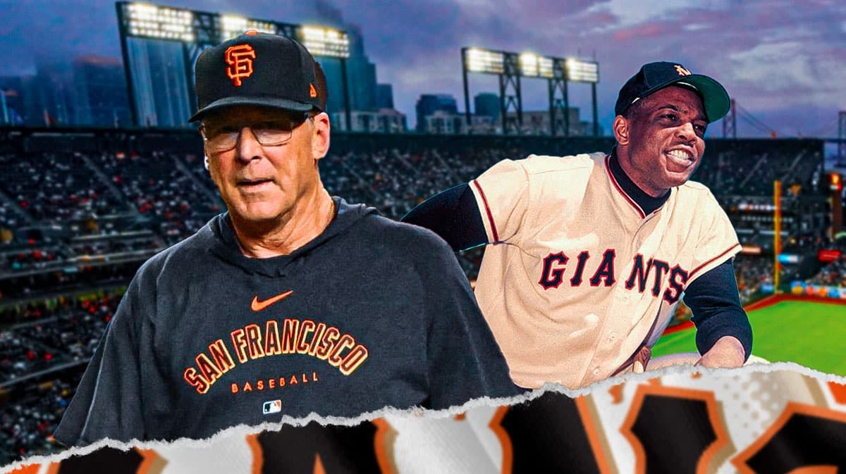 San Francisco Giants Bob Melvin Willie Mays