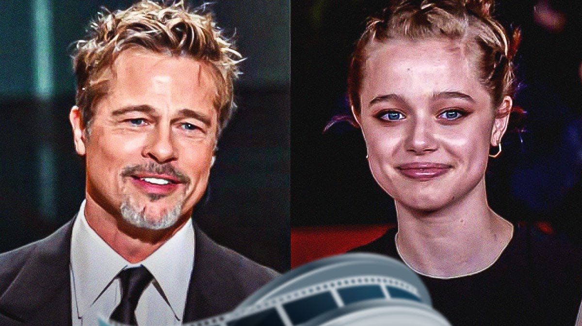 Brad Pitt and daughter Shiloh.