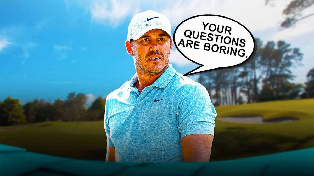 Brooks Koepka says the media does not challenge him with interesting questions