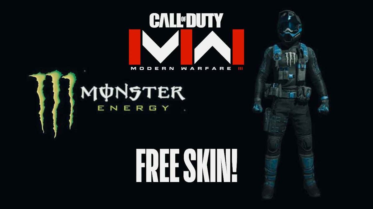 Call Of Duty Offers Free Monster Energy Skin For MW3 & Warzone