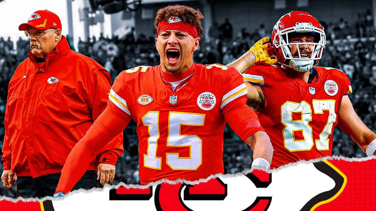 Chiefs Andy Reid, Patrick Mahomes and Travis Kelce all fired up