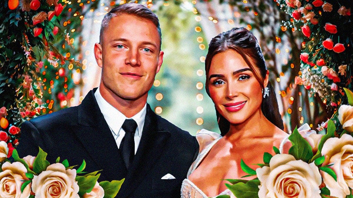 49ers’ Christian McCaffrey officially weds Olivia Culpo in stunning ceremony