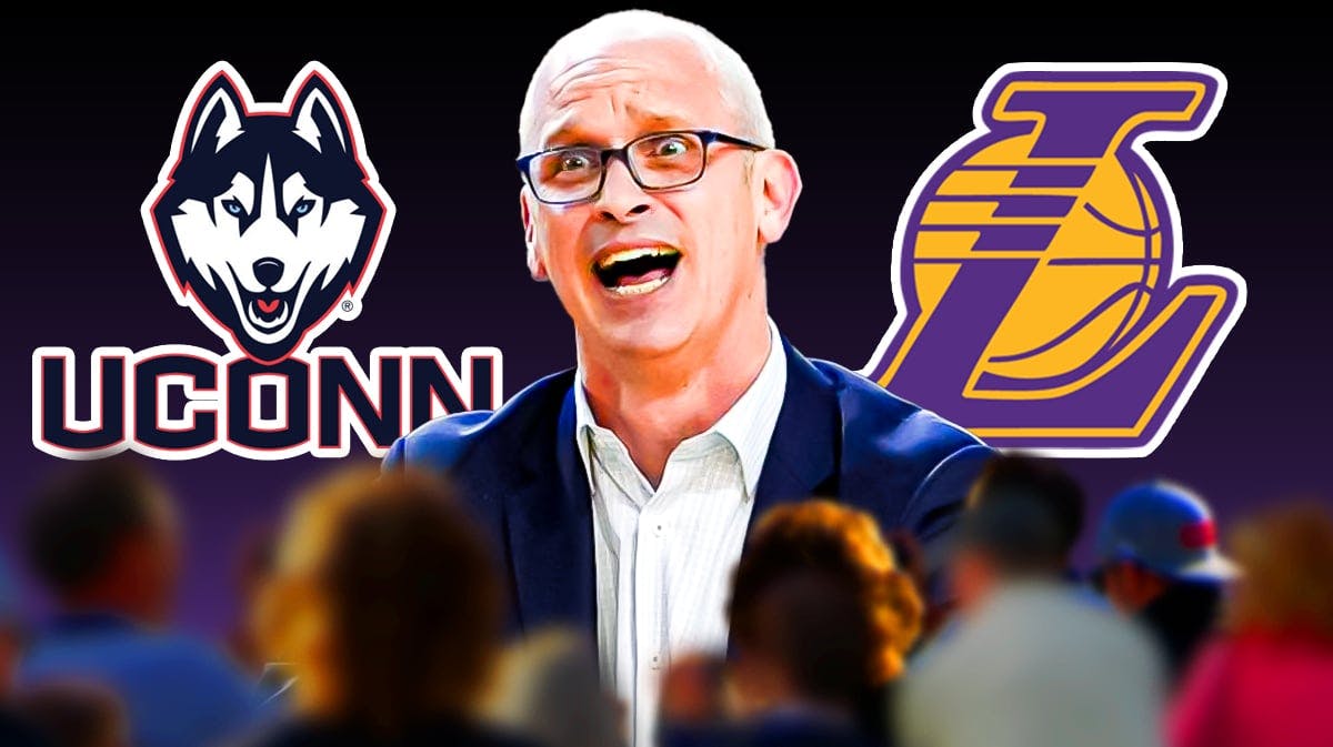 UConn basketball Dan Hurley amid NBA offer from LeBron James Lakers