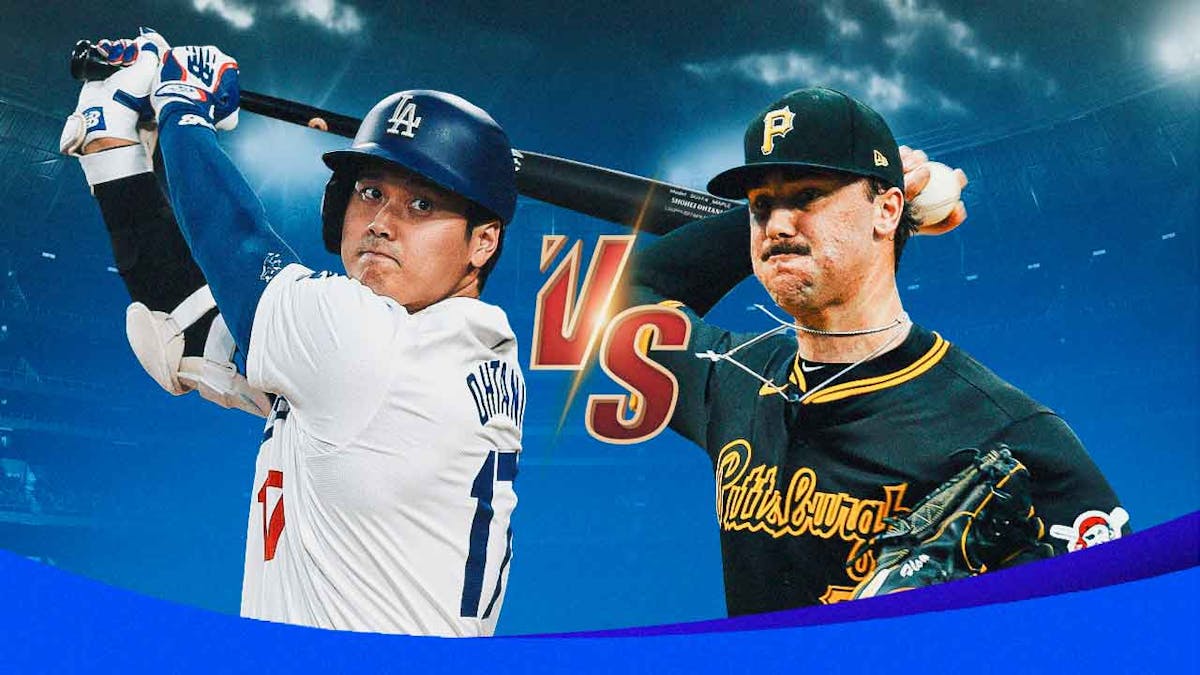 A fighting game versus screen of Shohei Ohtani and Paul Skenes