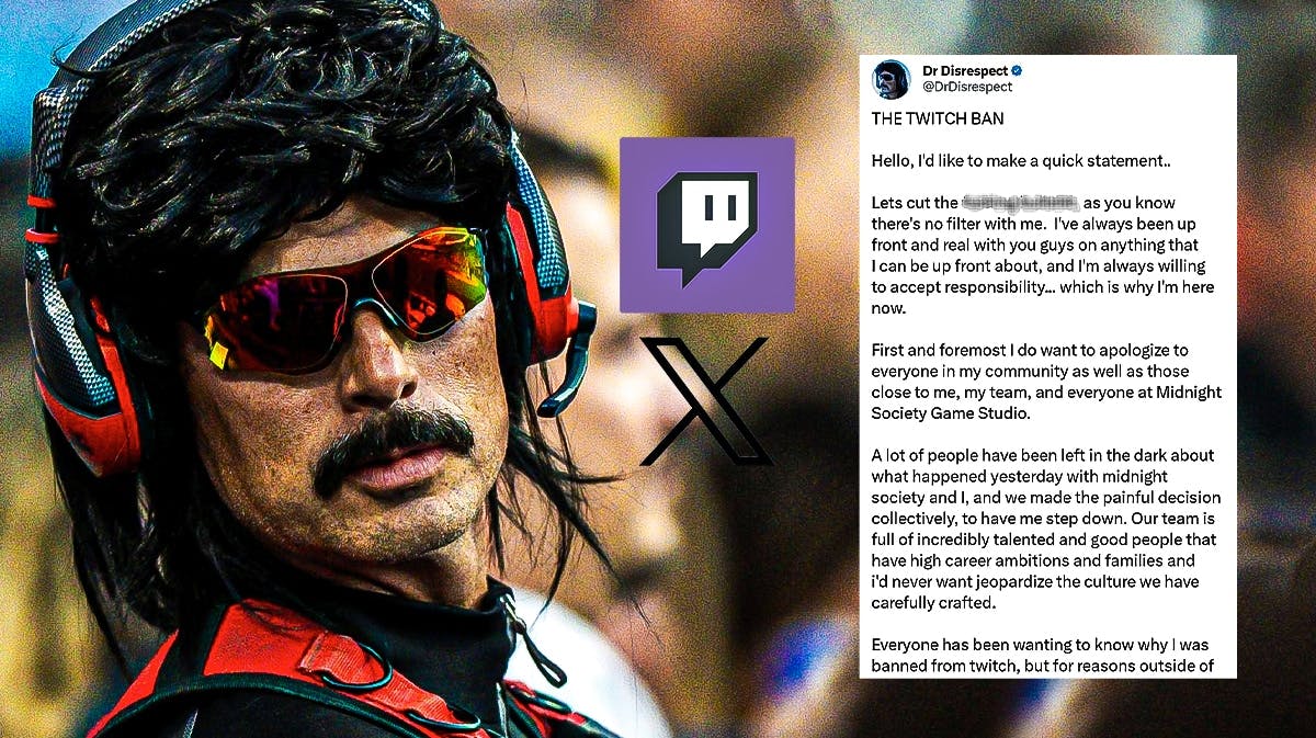 Dr Disrespect Addresses Twitch Ban, Admits To 'Whisper Messages With Minor'