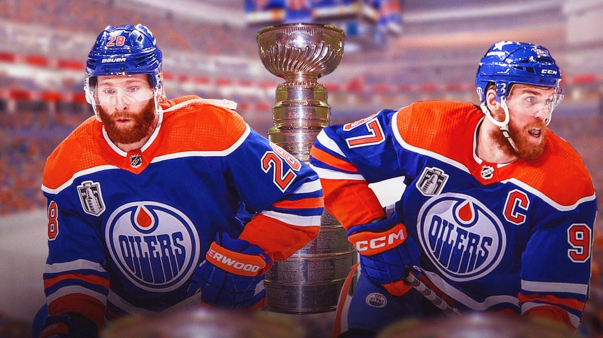 Oilers Connor Brown and Conor McDavid amid Stanley Cup Final vs Panthers