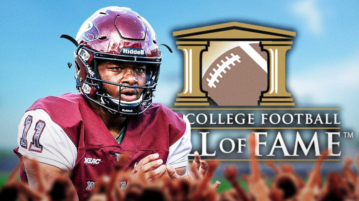 Former North Carolina Central QB celebrates being named HBCU Player of the Year by the Black College Football Hall of Fame.