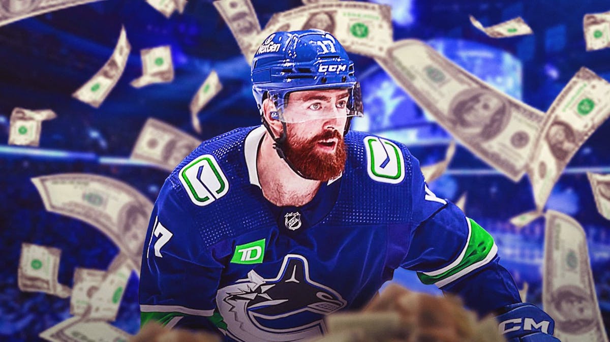 Filip Hronek after signing a new Canucks contract extension.