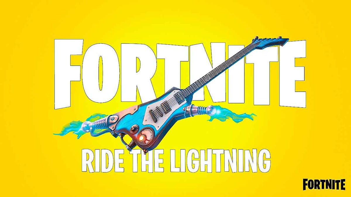 picture of the ride the lightning guitar mythic from fortnite