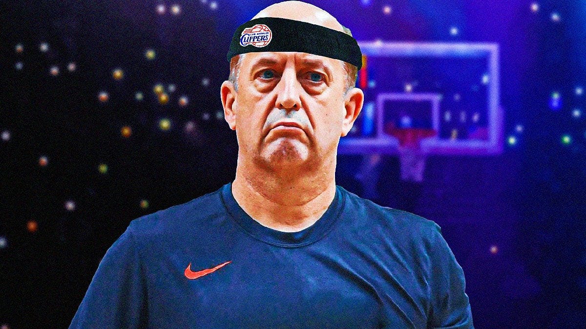 Jeff Van Gundy with Clippers headband