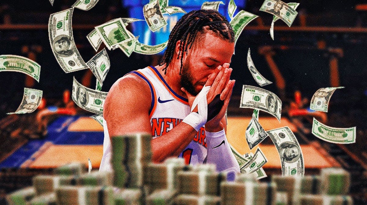 Knicks' Jalen Brunson with money