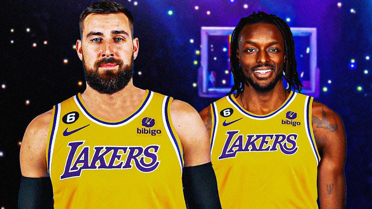 Lakers' Jonas Valanciunas and Jerami Grant