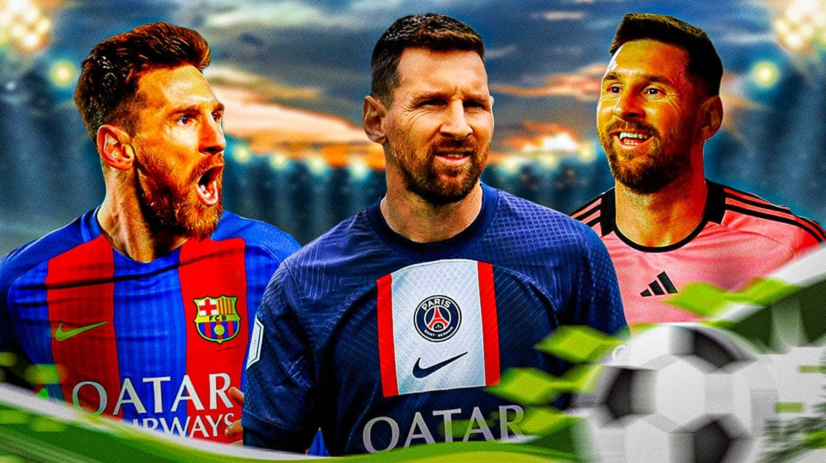 Lionel Messi Barcelona Paris Saint-Germain Inter Miami