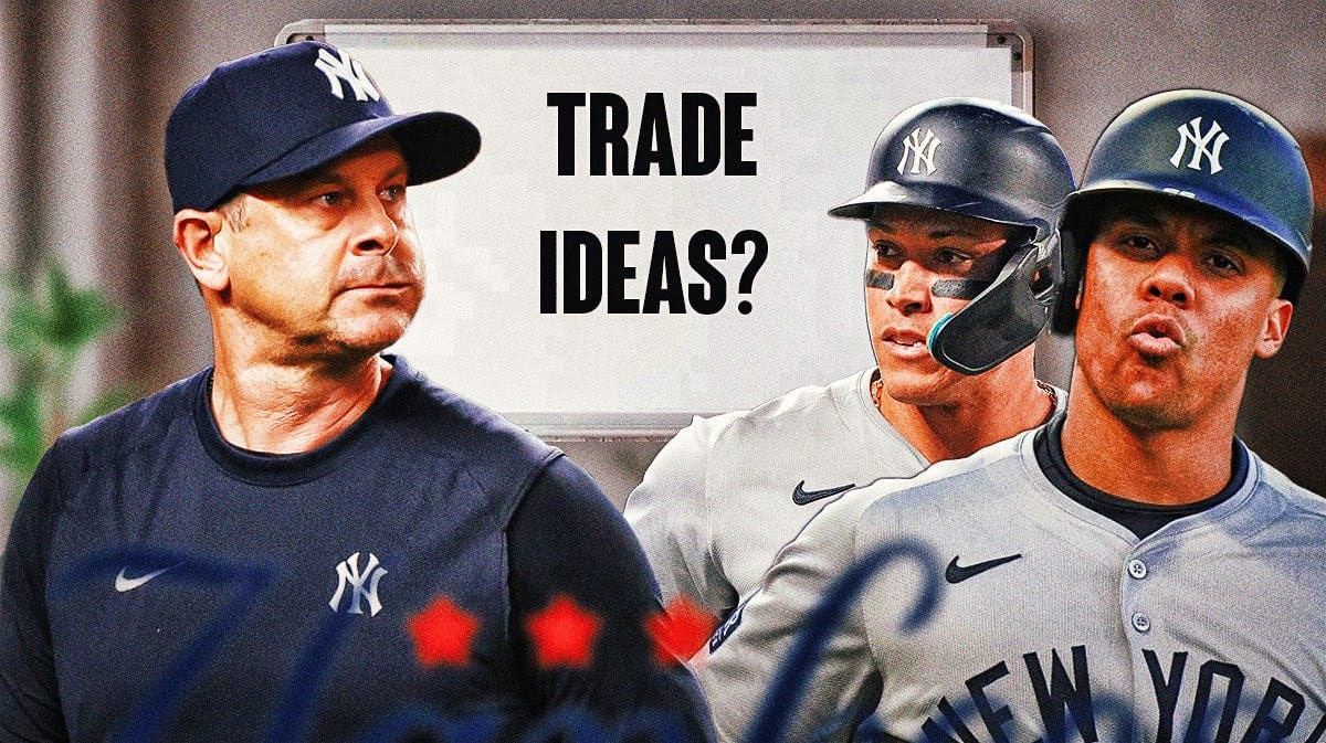 Yankees players, Aaron Boone discussing a trade