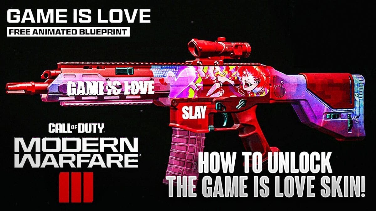 Call Of Duty: MW3 & Warzone - How To Get The Game Is Love Blueprint