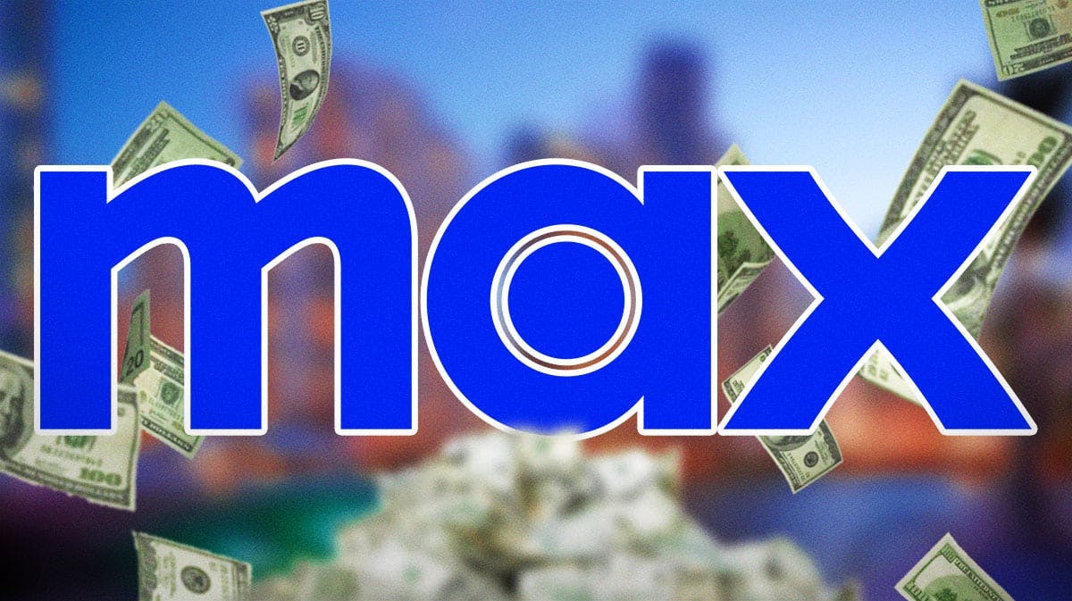 Max logo with money around it.