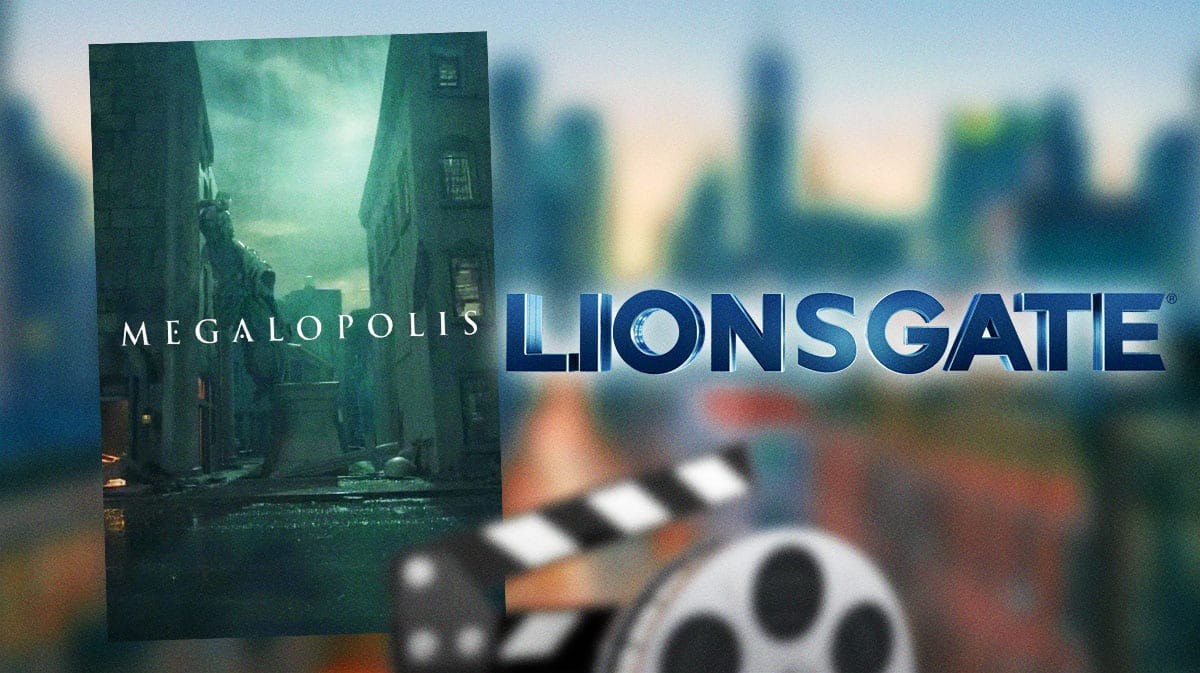 Megalopolis with a Lionsgate logo.