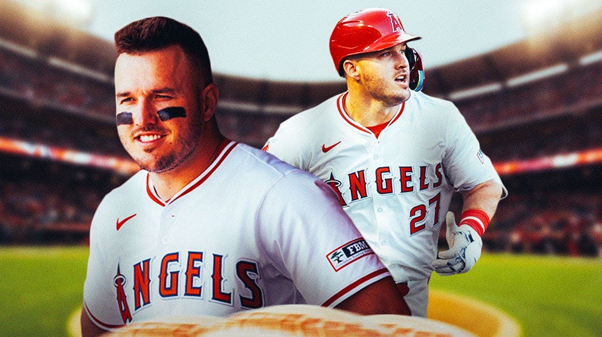 Los Angeles Angels' Mike Trout.