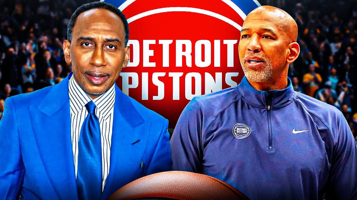 Stephen A. Smith and former Detroit Pistons coach Monty Williams