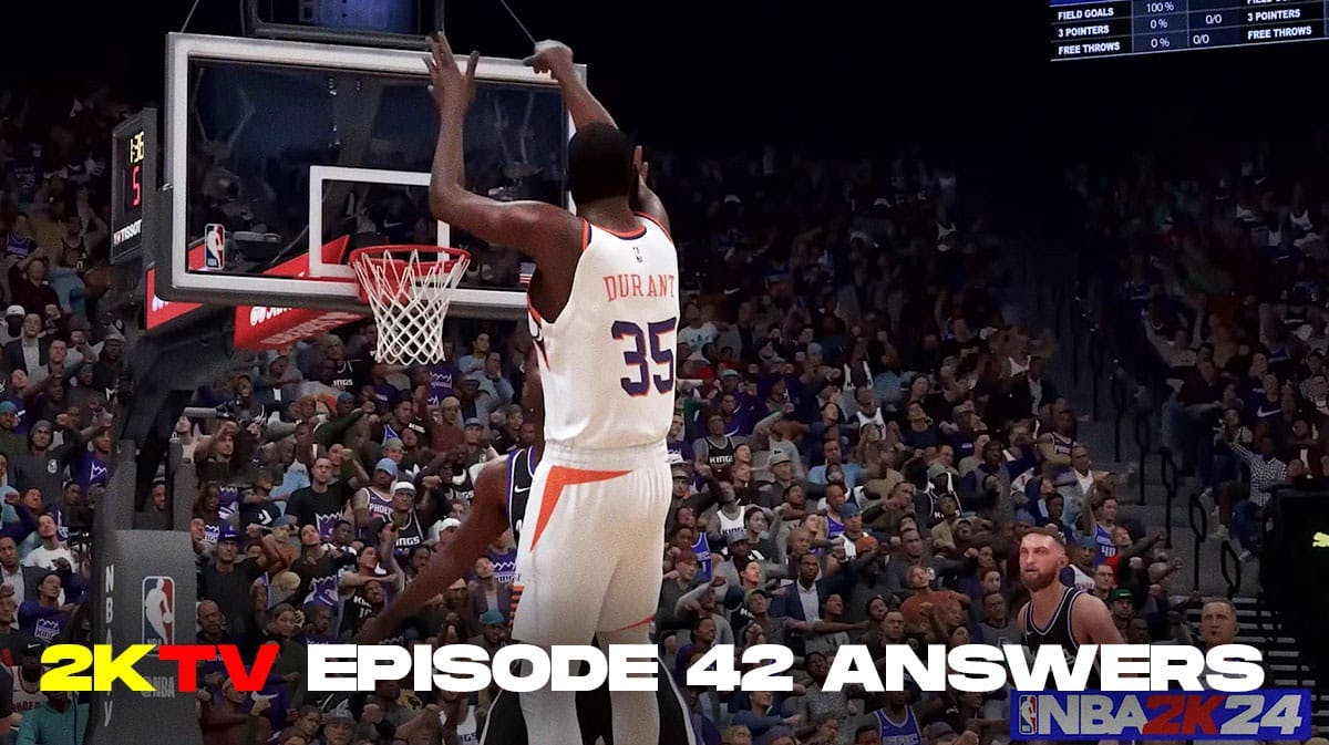 NBA 2K24 2KTV Episode 42 Answers