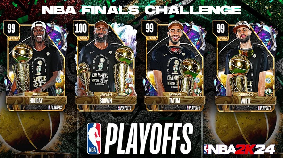NBA 2K24 Finals Challenge Offers 100 OVR Jaylen Brown & More
