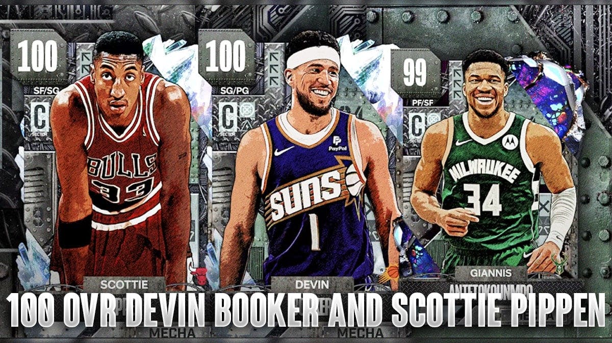 NBA 2K24 Mecha Adds 100 OVR Devin Booker, Scottie Pippen