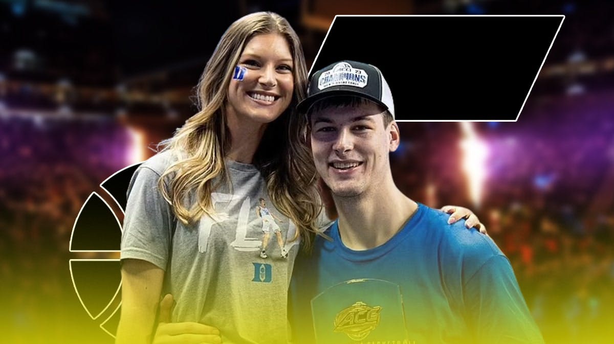 New Utah Jazz center Kyle Filipowski and his girlfriend