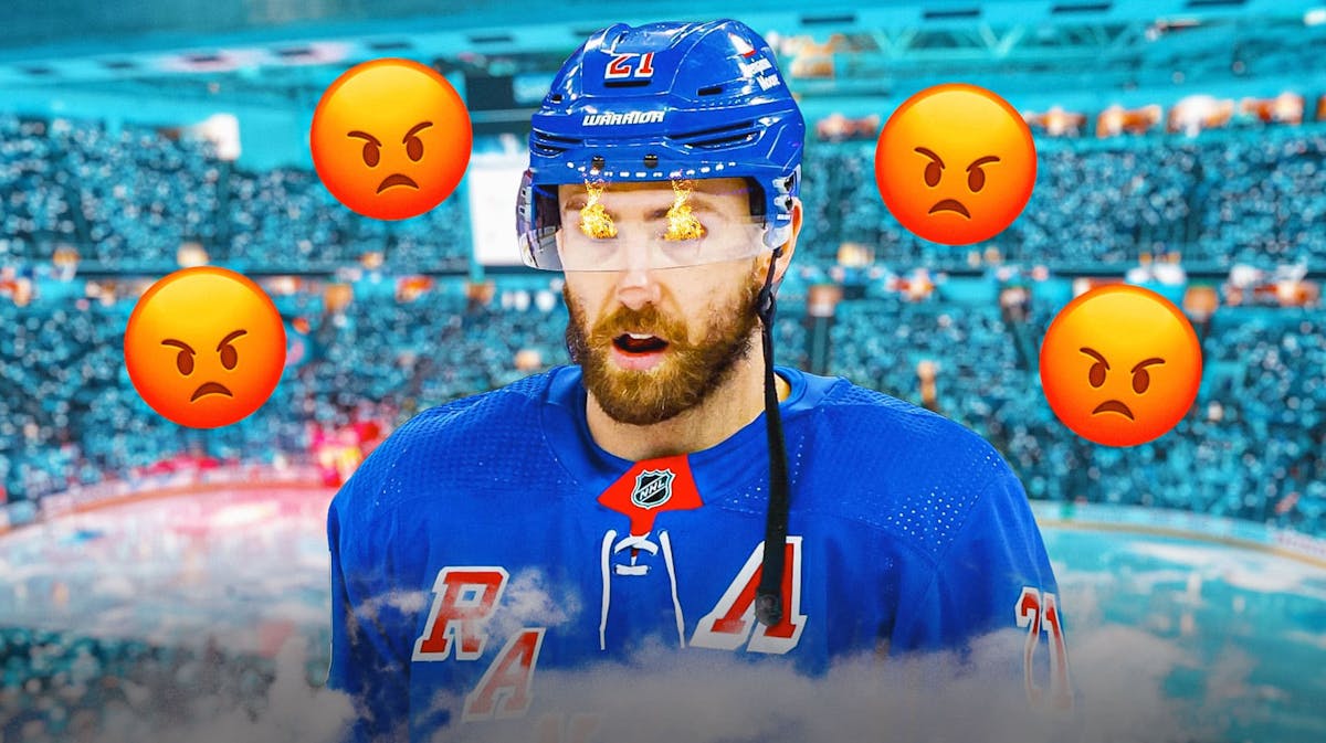Barclay Goodrow angry at the Rangers and Sharks according to NHL rumors.