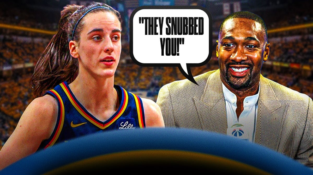 Gilbert Arenas tells Caitlin Clark "they snubbed you!"