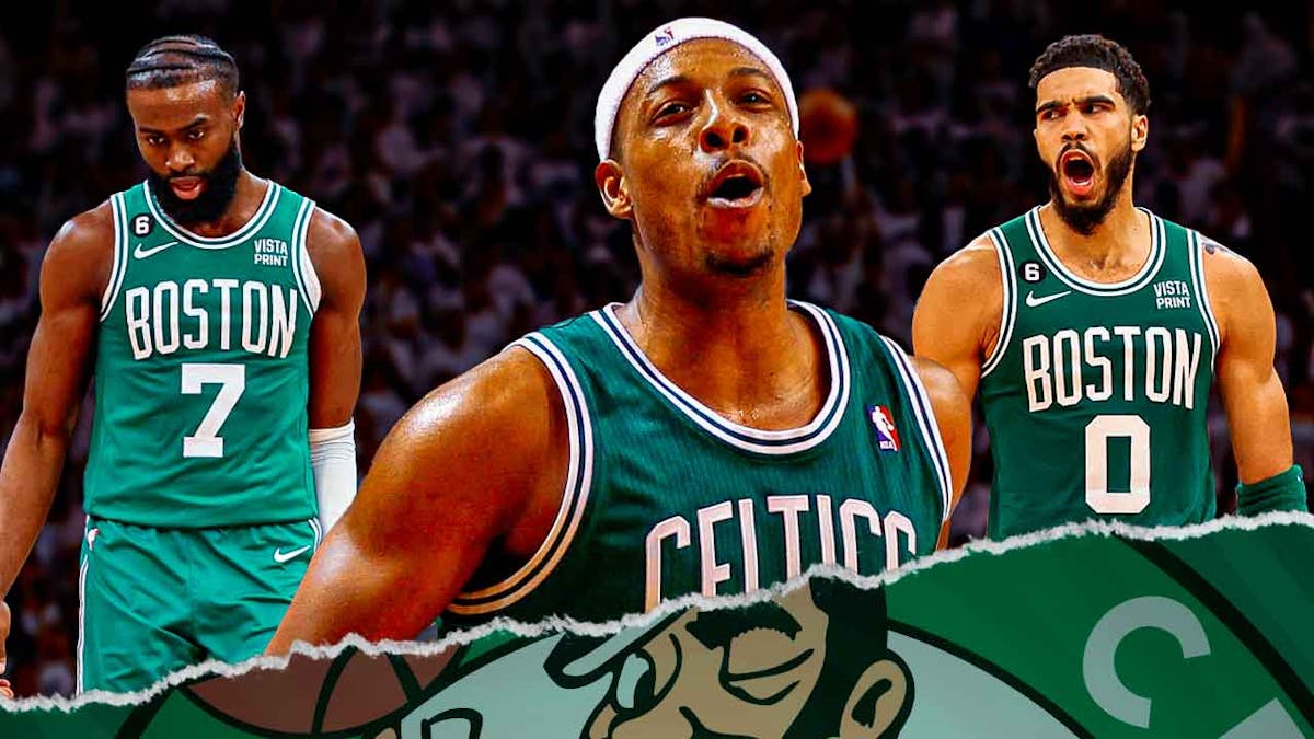 Boston Celtics Jaylen Brown Jayson Tatum Paul Pierce