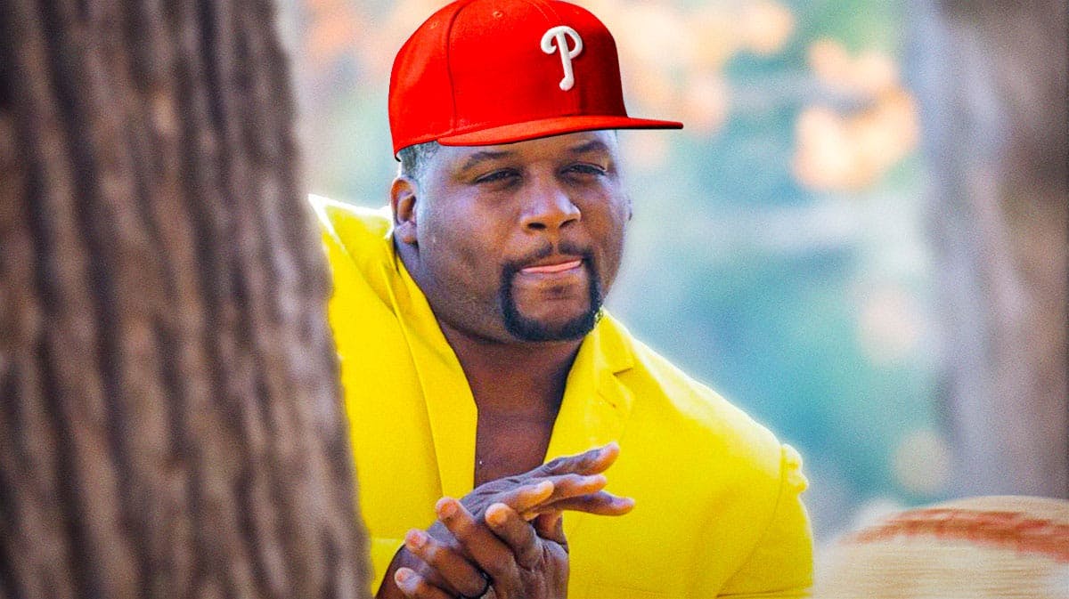 Spice Adams meme with a Phillies baseball cap