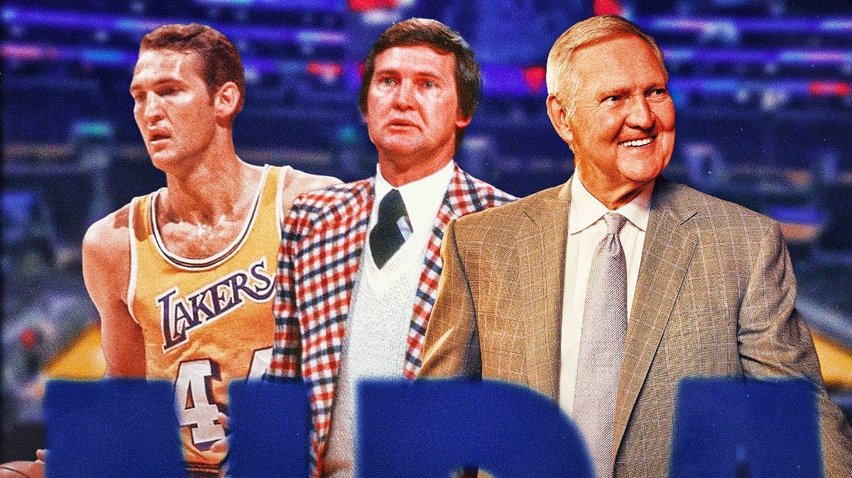 Jerry West as a player, coach and executive.