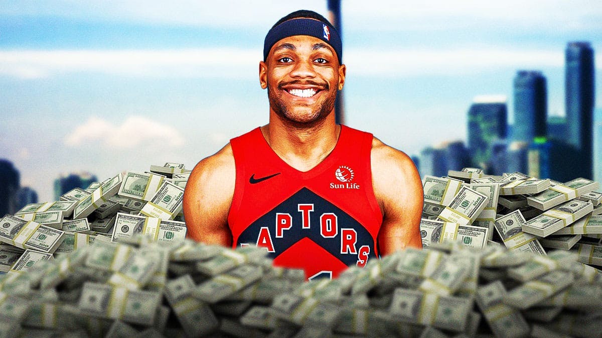 Bruce Brown with a lot of money around him, Raptors contract