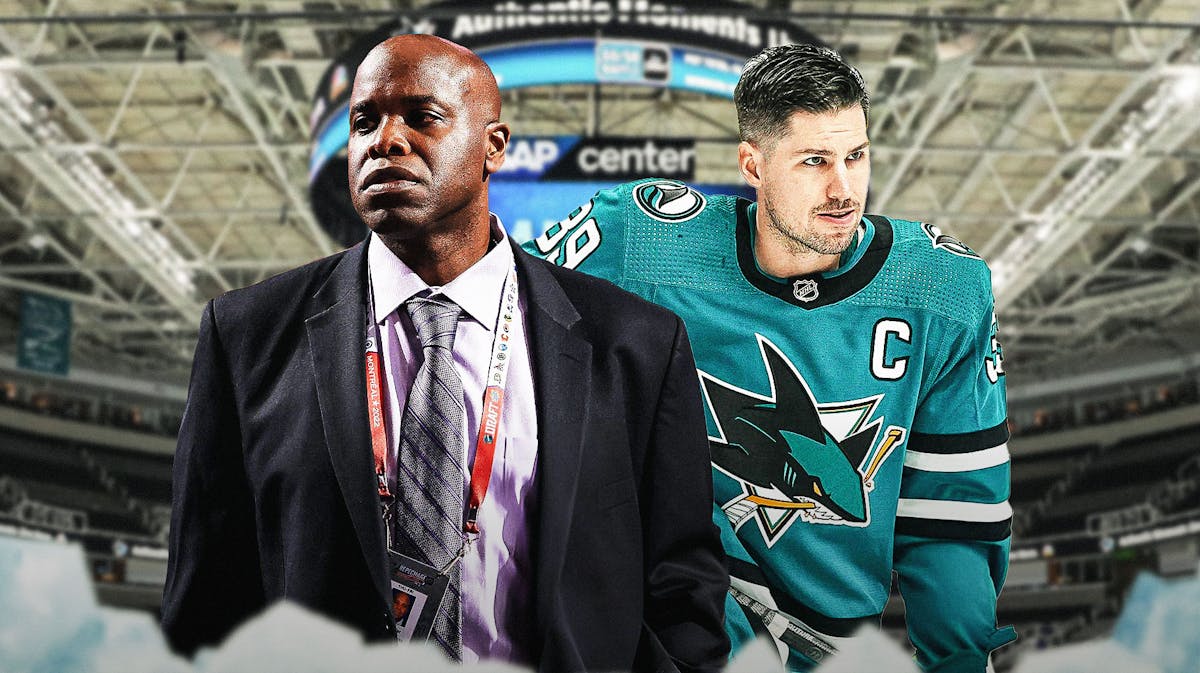 Logan Couture trade rumors being debunked by Sharks GM Mike Grier.