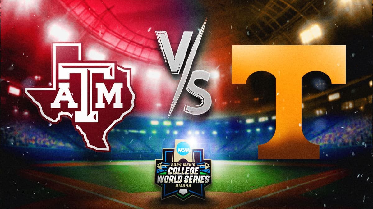 Texas A&M Tennessee College World Series Game 1 prediction, odds, pick