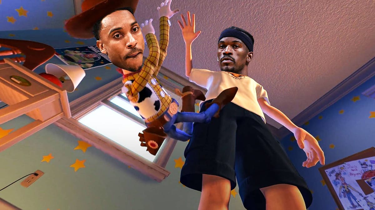 Jimmy Butler as Andy and Jeff Teague as Woody