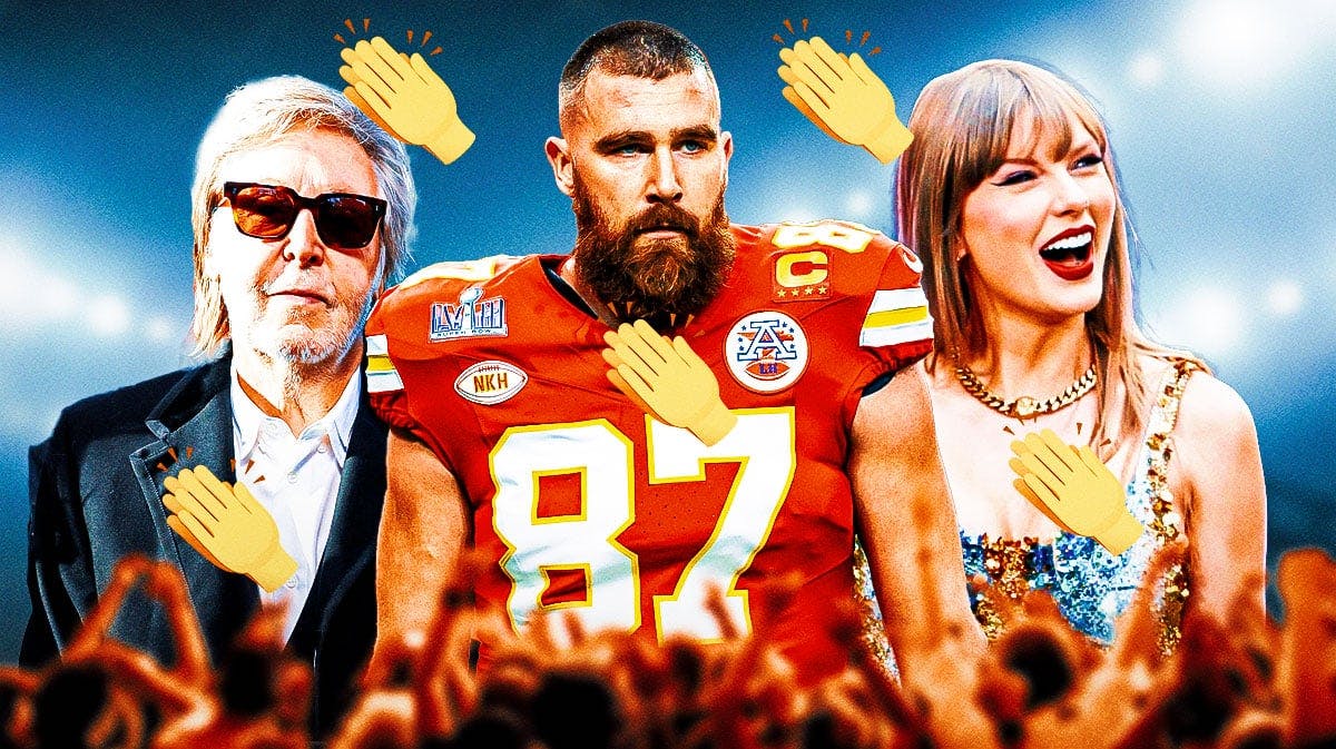 Travis Kelce praised by Paul McCartney, other celebs after joining Taylor Swift on stage