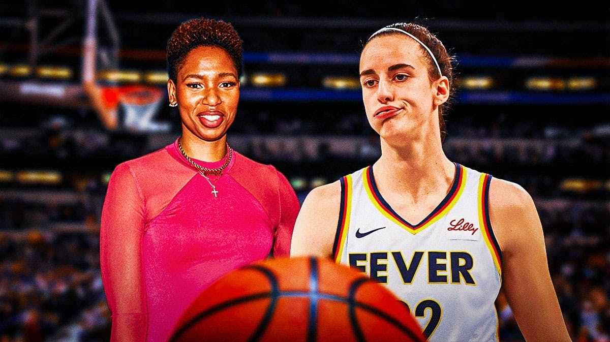 Indiana Fever player Caitlin Clark, and former WNBA player/sports analyst Monica McNutt