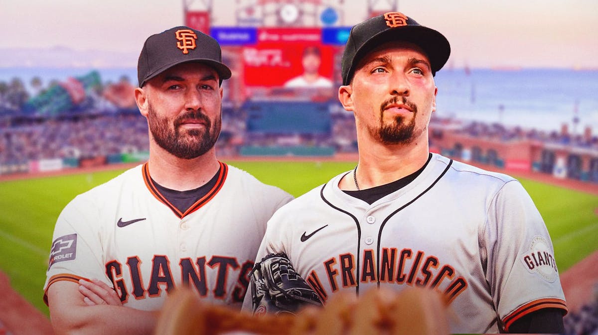 Blake Snell and Robbie Ray in San Francisco Giants uniforms