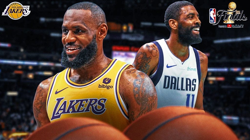 Why Lakers’ LeBron James is ‘f***ing happy, mad’ about Kyrie Irving’s NBA Finals trip