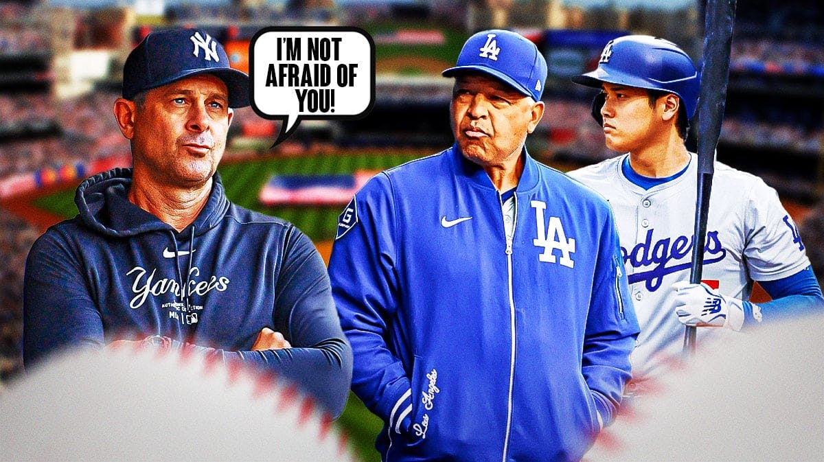 Aaron Boone tells Shohei Ohtani and Dave Roberts “I’m not afraid of you!”
