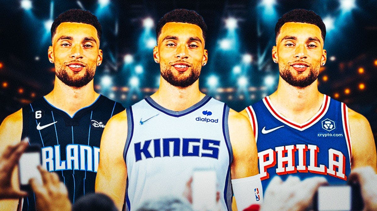 Zach LaVine in Magic, Kings and 76ers jerseys