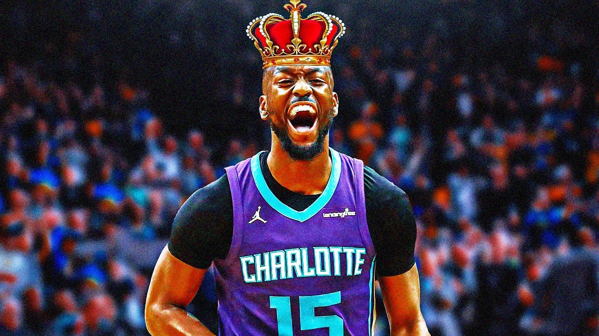 Photo: Kemba Walker in action in Hornets jersey with a crown on his head